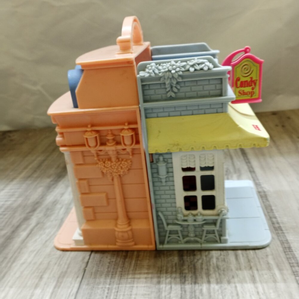 Fisher Price Sweet Streets Doll House Dance Studio Candy Shop 2 in 1